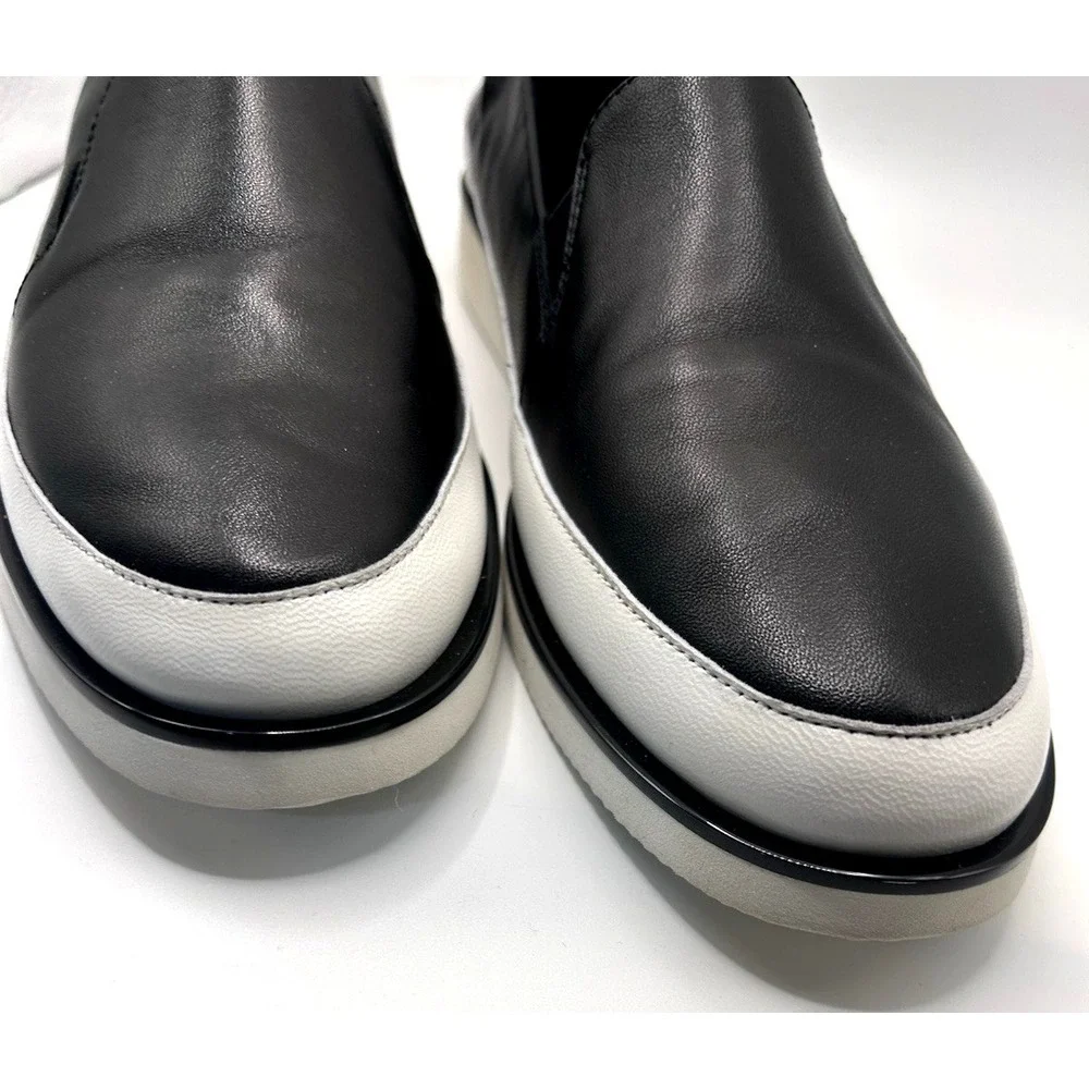 Vaneli Sport Quin Slip-On Black/White Sporty Wedge Old Money Classic S 10